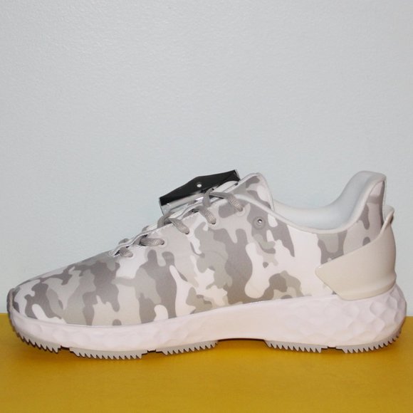 G/FORE Camo MG4+ Golf Shoes Mens 9.5 Snow Grey Waterproof - Picture 3 of 9